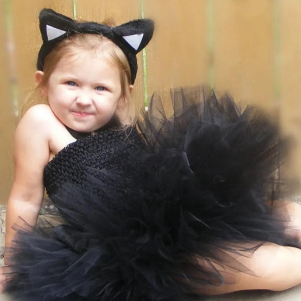 Kitty cat tutu dress and ears